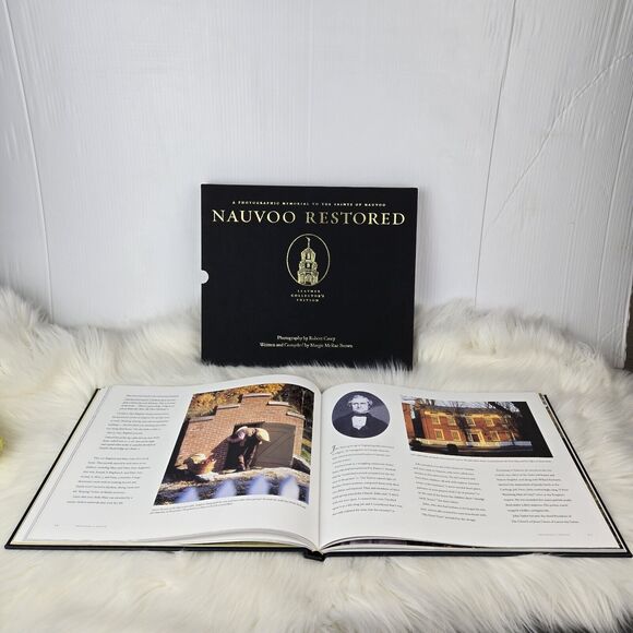 Nauvoo Restored Margie McRae Brown Leather Collector's Edition LDS Mormon Book - Picture 1 of 8